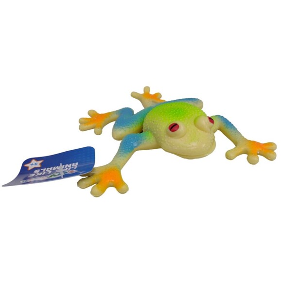 Frog Toad Life-Like Realistic Squishy Stretchable Figure Squeeze Toy Squeezable - Picture 6 of 16